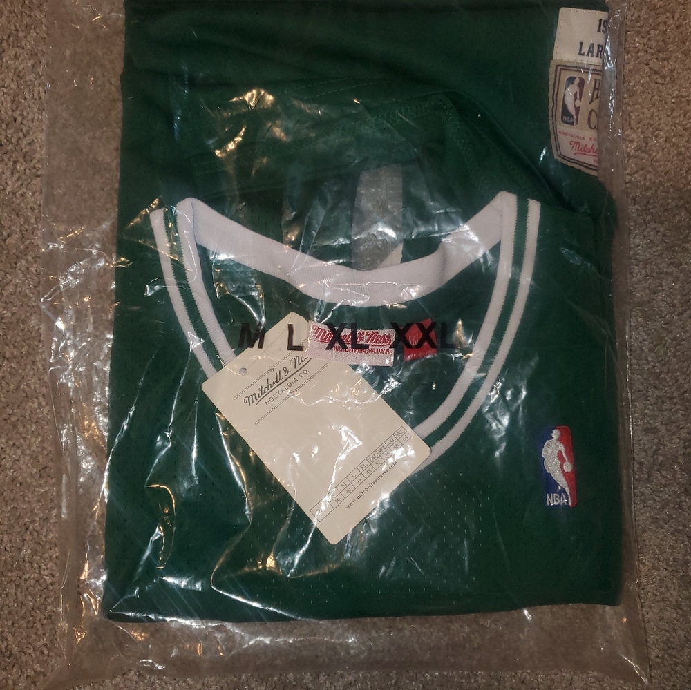 New Mitchell and Ness Boston Celtics Larry Bird Jersey Multiple Sizes - Picture 6 of 7